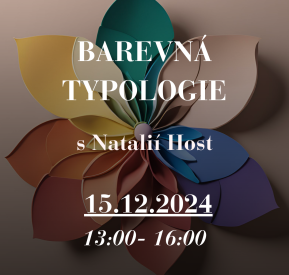 Barevná typologie MASTERCLASS s Natálií Host 15.12. 13:00 - 16:00