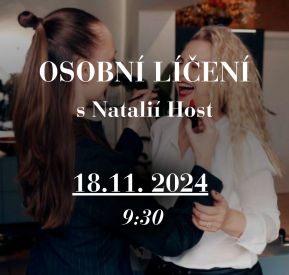 Osobní kurz líčení s Natálií Host. 18. 11. 2024 od 9:30