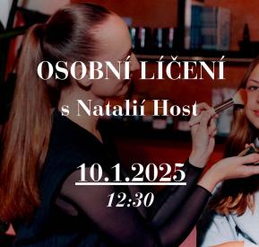 Osobní kurz líčení s Natálií Host 10. 1. 2025 od 12:30