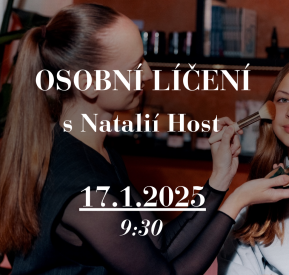 Osobní kurz líčení s Natálií Host. 17. 1. 2025 od 9:30