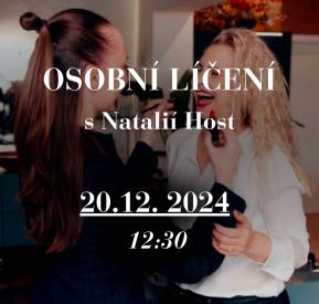 Osobní kurz líčení s Natálií Host 20. 12. 2024 od 12:30