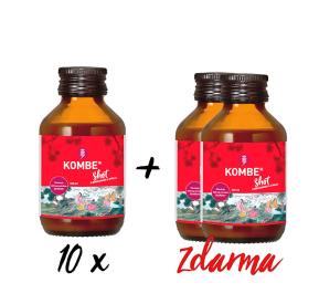 SHOT s brusinkou a chilli 10 ks + 2 ks ZDARMA