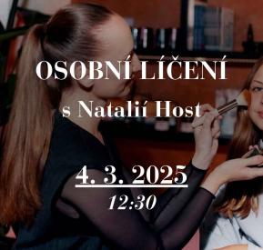 Osobní kurz líčení s Natalií Host 4.3.2025 od 12:30