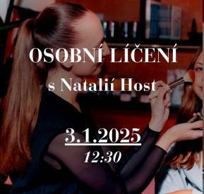 Osobní kurz líčení s Natálií Host. 3.1. 2025 od 12:30