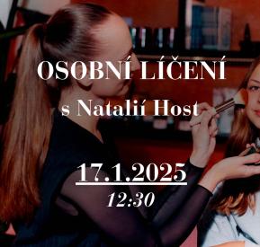 Osobní kurz líčení s Natálií Host. 17.1. od 12:30