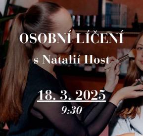 Osobní kurz líčení s Natalií Host 18.3.2025 od 9:30